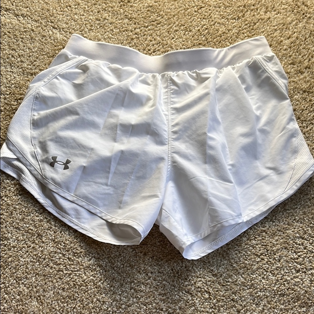 Under Armour Women's Athletic White Shorts, Size small